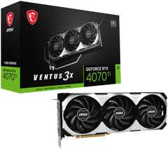 MSI GeForce RTX 4070 Ti VENTUS 3X OC Graphics Card, 12GB GDDR6X