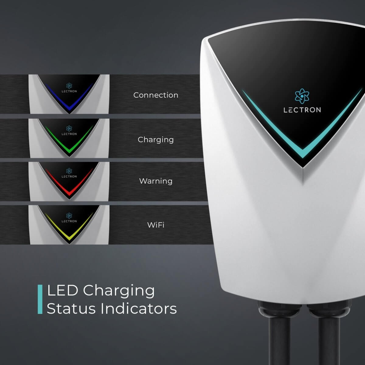 Lectron Home Level 2 NACS Tesla V-BOX Pro EV Charging Station WiFi App Version | 240V | 48 Amp | NEMA 14-50 / Hardwired