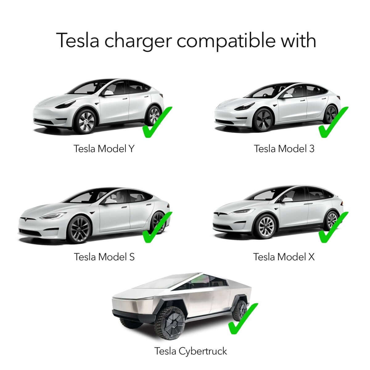 Lectron Portable Level 1 Tesla EV Charger | 110V | 15 Amp | NEMA 5-15