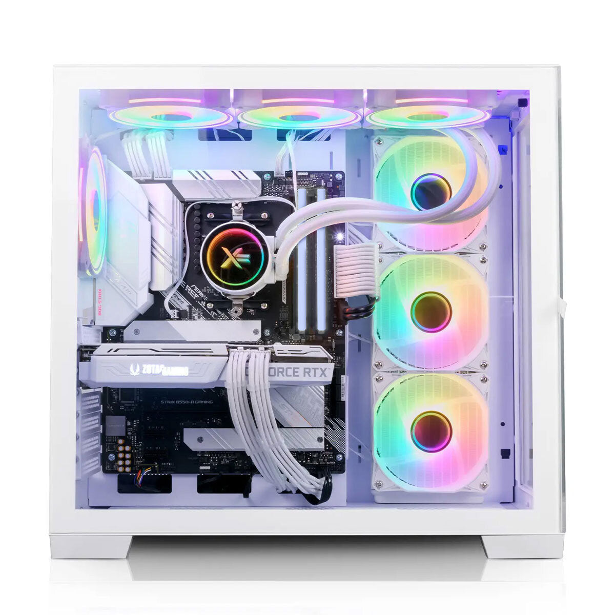 Gigate Gaming Desktop, Intel Core i7 14700KF, NVIDIA GeForce RTX 4070, 32GB RAM, 2TB SSD, Win 11 Home,White