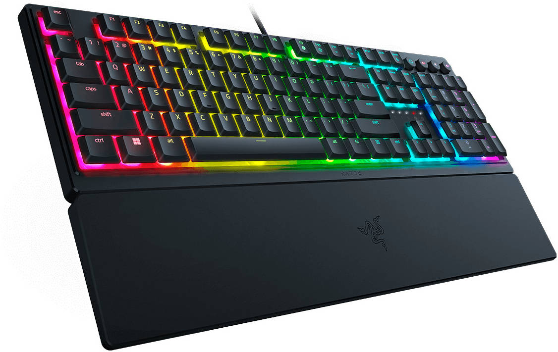 Razer Ornata V3 Low Profile Mecha-Membrane, Black | RZ03-04460100-R3M1