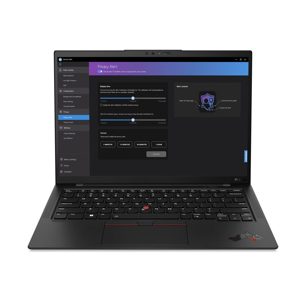 Lenovo,ThinkPad, X1 Carbon Laptop, WUXGA Intel Core i5 i5-1335U, 16GB LPDDR5 SDRAM, 256GB SSD, Win 11 Pro, 14"inch , Black