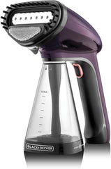 Black+Decker, 1500W Handheld Portable Garment Steamer with Auto Shut-Off, Purple, HST1500