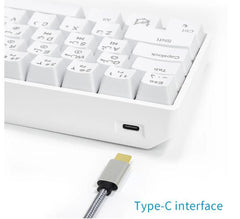 Foxlabs Mirage Arabic White color Red Switch 60%