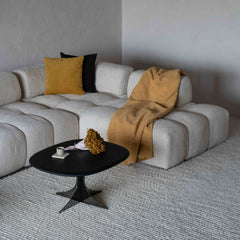 Harmony Modern White Corner & L Shape | Extendable Sofa