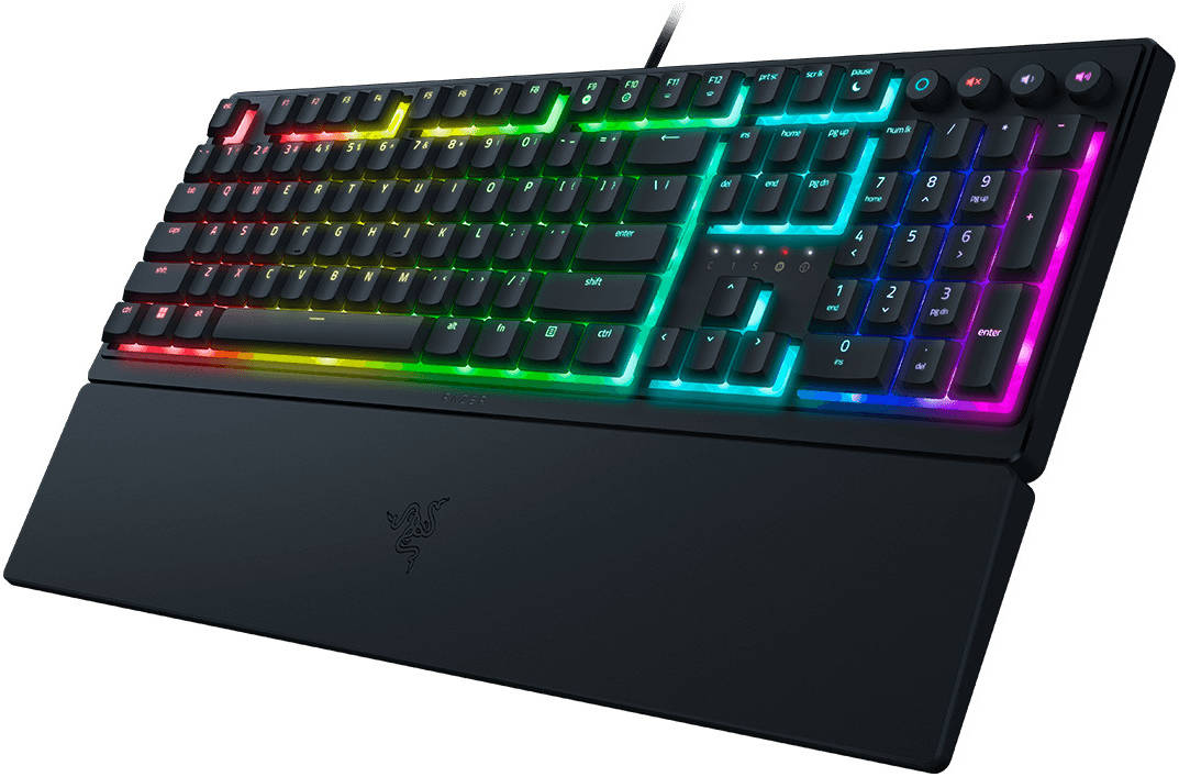 Razer Ornata V3 Low Profile Mecha-Membrane, Black | RZ03-04460100-R3M1