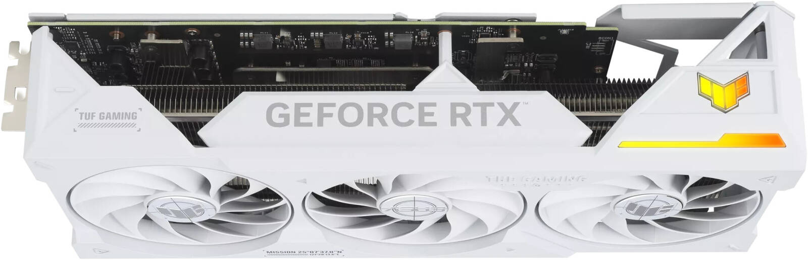 ASUS TUF Gaming GeForce RTX 4070 Ti SUPER BTF OC Graphics Card, 16GB GDDR6X, White | 90YV0KI0-M0NA00