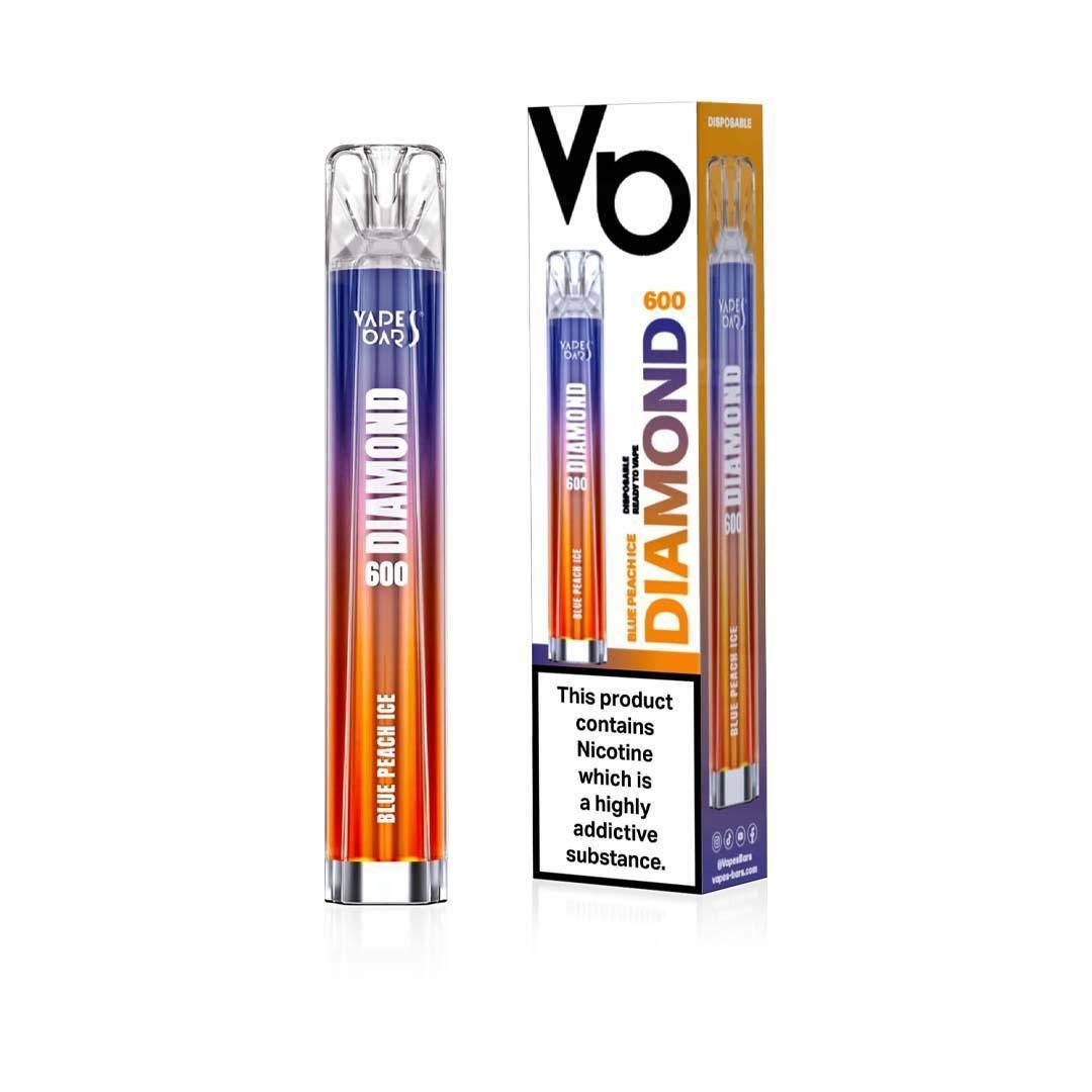 Diamond 600 Blue Peach Ice Disposable Vape - Click & Vape