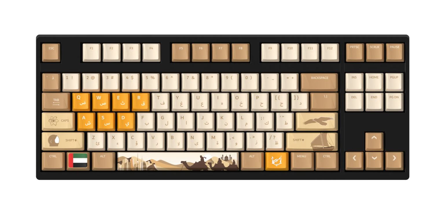 Mirage 87 - UAE Limited Edition Gaming Keyboard