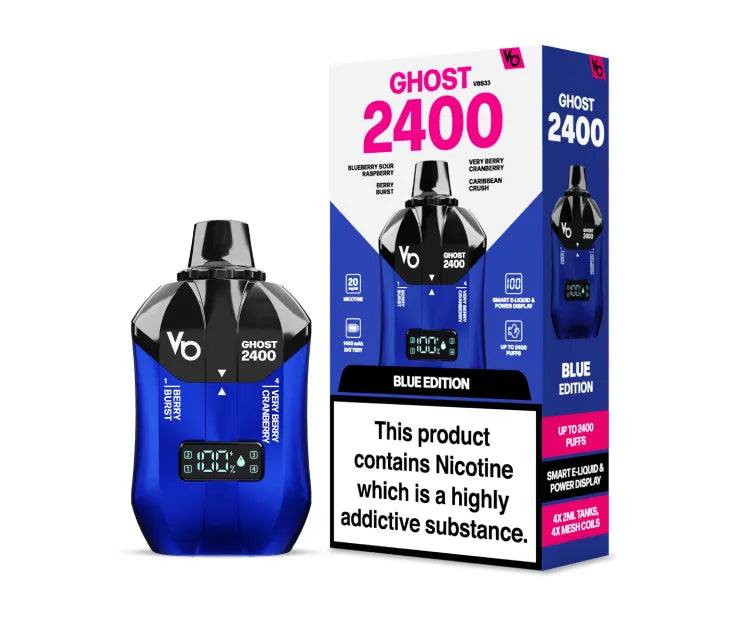 Ghost 2400 4-in-1 Blue Edition - Click & Vape