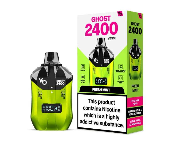 Ghost 2400 4-in-1 Fresh Mint - Click & Vape