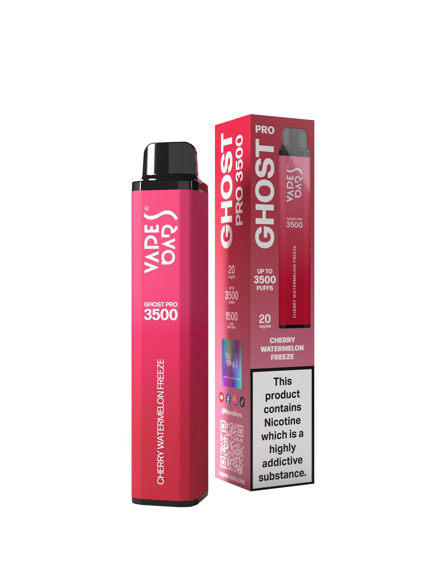 Ghost Pro 3500 Cherry Watermelon Freeze 20MG - Vape Unit