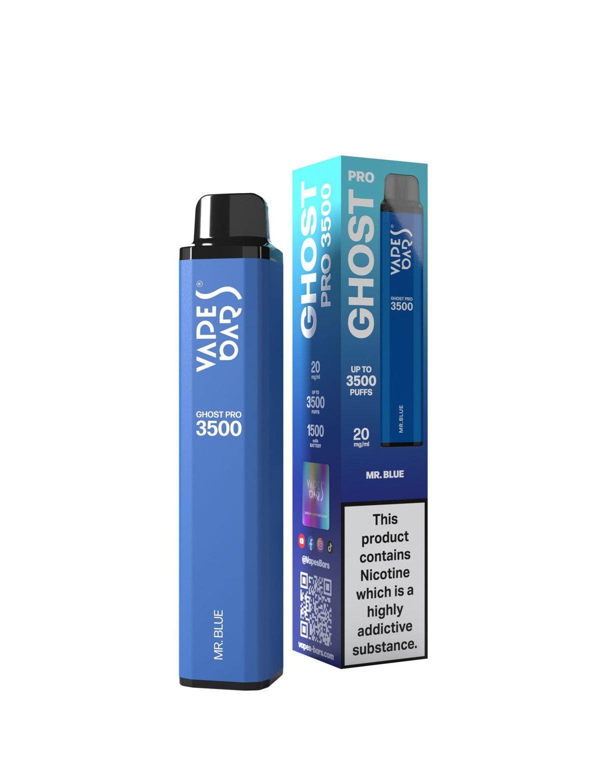 Ghost Pro 3500 Mr Blue 20MG - Vape Unit