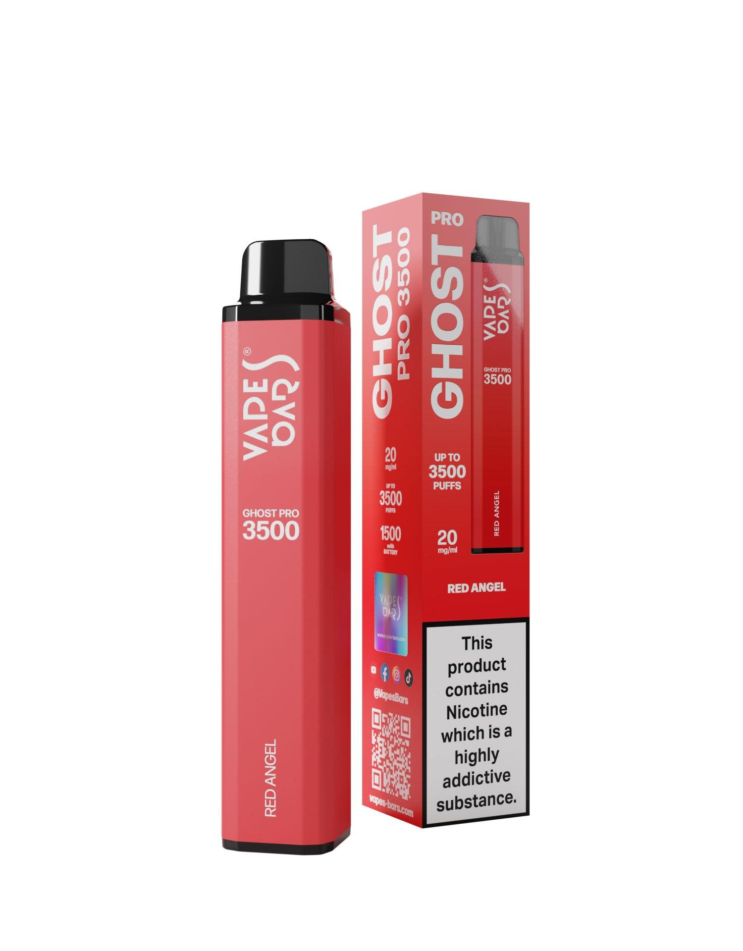 Ghost Pro 3500 Red Angle 20MG - Vape Unit