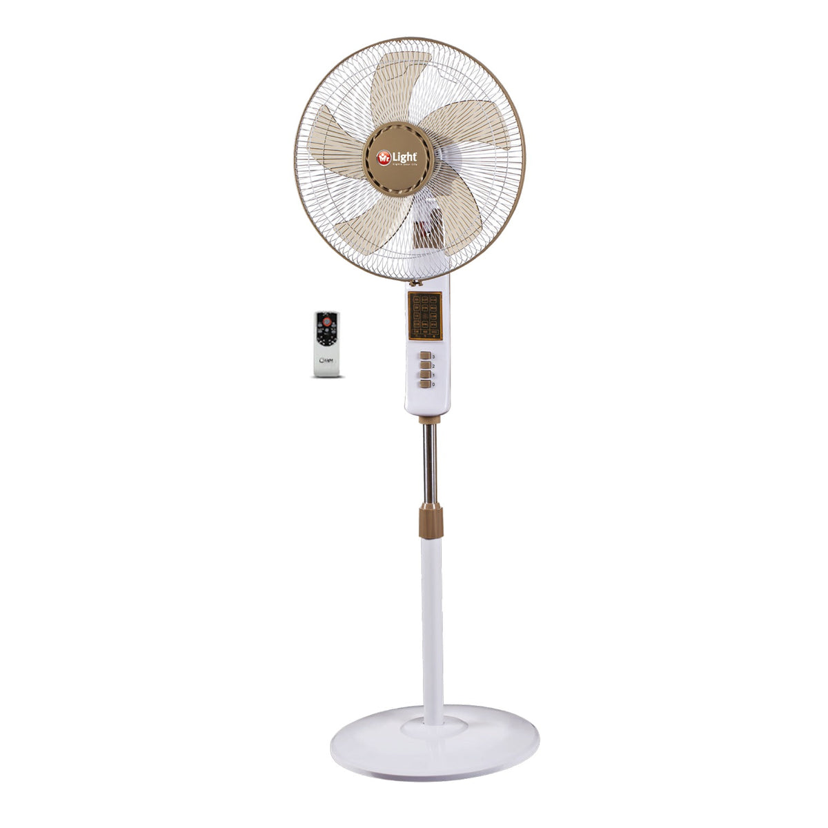 Mr.Light 16 Inch Stand Fan With Remote, MR3421SFRC